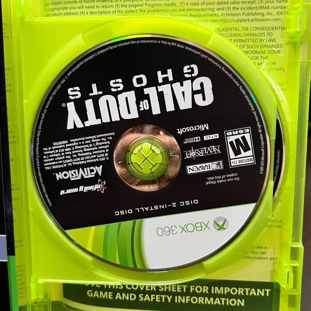 CALL of Duty Ghost Game XBOX 360